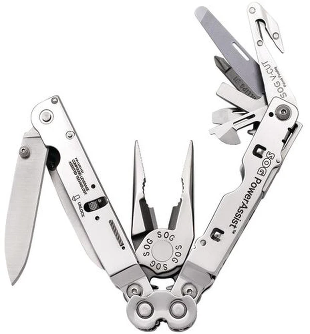 Main image of Sog S66n-cp Powerassist Multi-tool (silver)