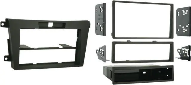 Alt view image 2 of 5 - Metra 99-7508 Single DIN/Double DIN Installation Kit for 2007-2008 Mazda CX7 (Black)