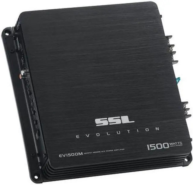 Alt view image 5 of 9 - Sound Storm Laboratories EV1500M 1,500-Watt Monoblock Amplifier with High/Low Crossover Remote Subwoofer Level Control