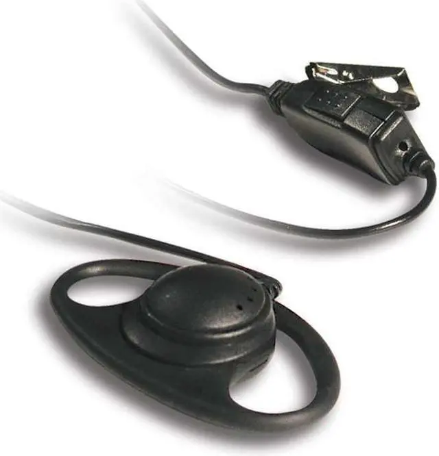 Alt view image 3 of 9 - Clip Microphone Headset With Earphone For Tk Model Radios Kenwood KHS-27