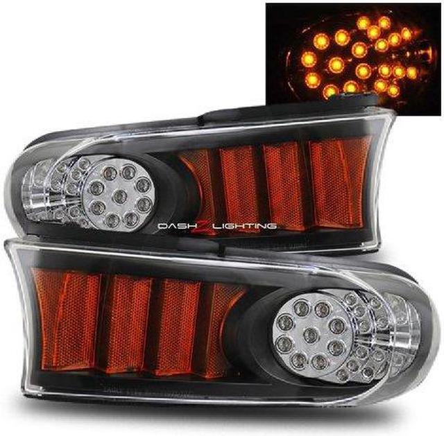 Main image of CG TOYOTA FJ CRUISER 07-10 L.E.D PARKING LIGHTS BLACK AMBER 10-TF07PLEDJM-A PAIR