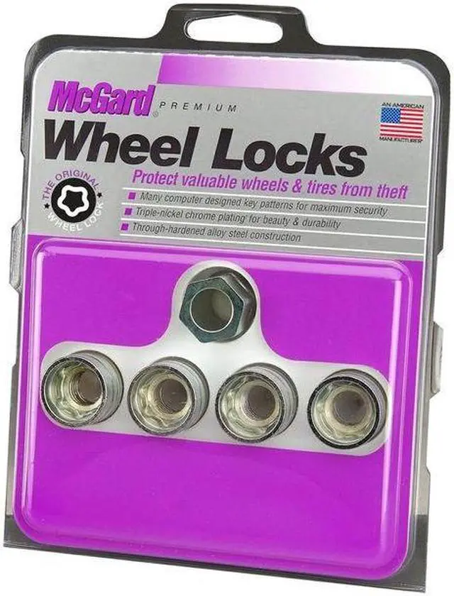 Alt view image 3 of 14 - MCGARD Zinc Oxide 14 mmx2.00 Thread Cone Seat Premium Wheel Lock 4 pc P/N 24024