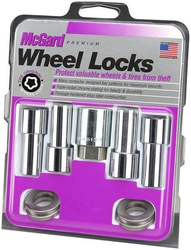 Alt view image 4 of 10 - McGard 23180 Chrome Extra Long Shank Wheel Lock Set (7/16"-20)