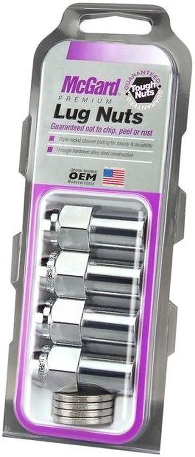 Alt view image 3 of 5 - McGard 62002 Chrome Long .946" Shank Style Lug Nut Set (M12 x 1.5)