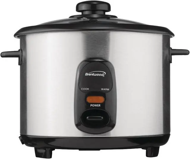 Main image of Brentwood Appliances 5 Cup Stainless Steel Rice Cooker TS-10