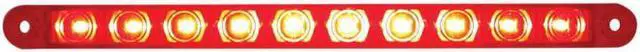 Main image of United Pacific Industries 10 LED 9" Stop, Turn & Tail Light Bar -Red LED/Red Lens Led 38943B