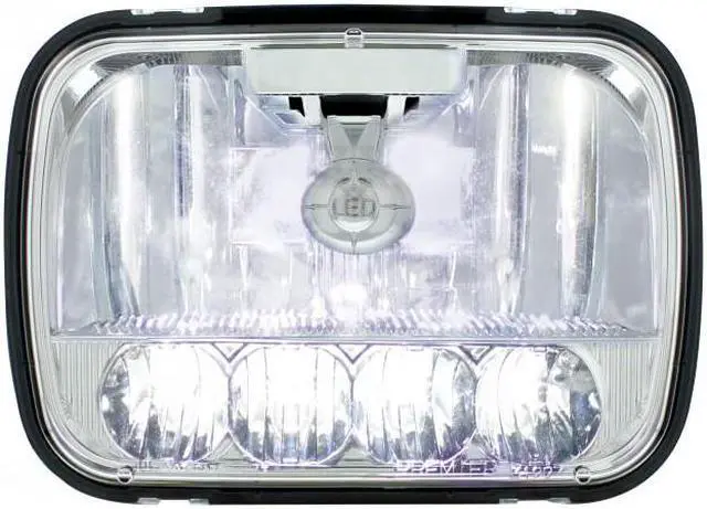 Main image of United Pacific Industries 5 High Power LED 5" x 7" Crystal Headlight - High and Low Beam Headlight 31297