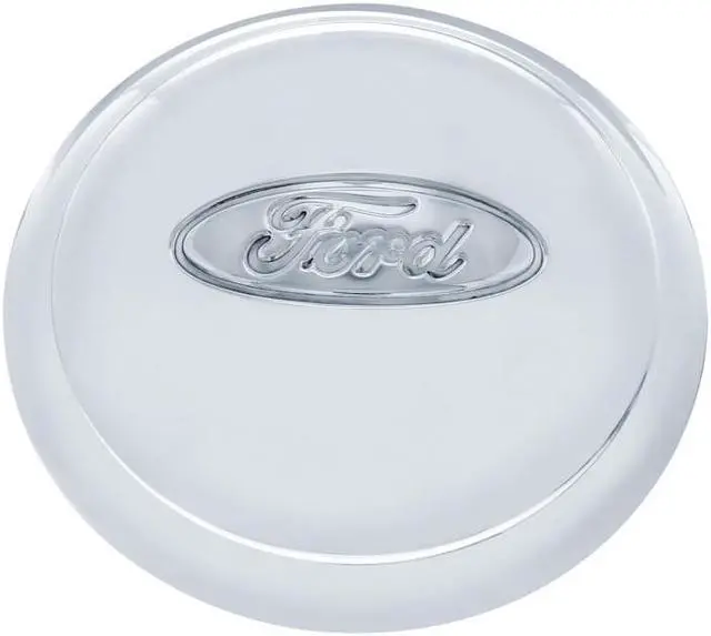 Main image of United Pacific Industries 1934 Stainless Hub Cap w/ "Ford" Script Wheel Accessory A6033