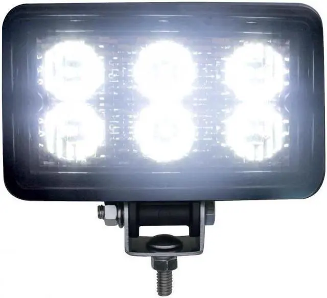 Main image of United Pacific Industries 6 High Power 1 Watt LED Rectangular Working Light Work Lamp Off Road Lamp 39901