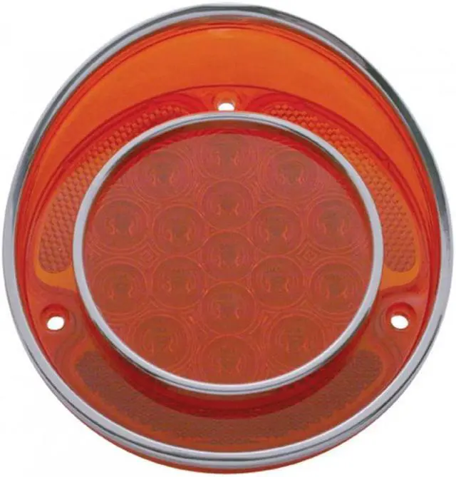 Main image of United Pacific Industries 1968-1973 Chevy Corvette LED Tail Light w/ S.S. Rim  Tail Light CTL6804LED