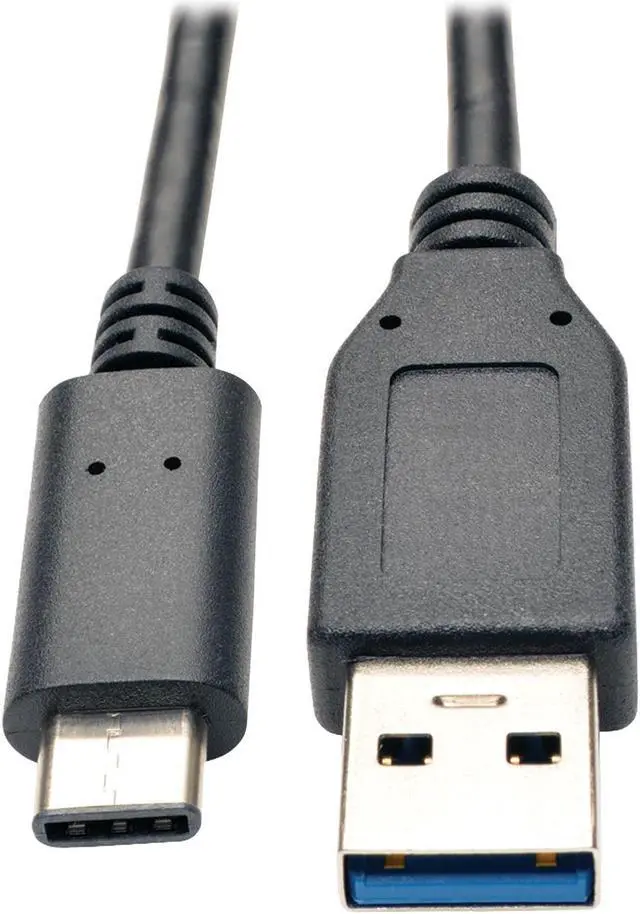 Main image of Tripp Lite U428003 Black USB 3.1 Gen 1 (5 Gbps) Cable, USB Type-C (USB-C) to USB Type-A