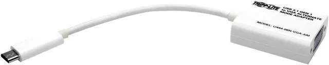 Alt view image 2 of 12 - Tripp Lite USB C to VGA Video Adapter Converter 1080p USB Type C to VGA (U444-06N-VGA-AM)