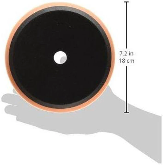Alt view image 4 of 6 - Shurhold Buff Magic Pad Orange Foam Light Duty 7"
