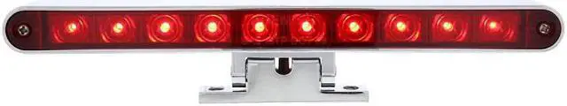 Main image of United Pacific LED Third Brake Light with Adjustable Pedestal Base and Split Left/Right Turn Signal Function - RED 33010