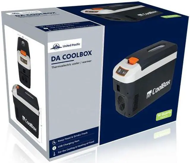 Alt view image 5 of 5 - United Pacific 10 Qt AC DC Powered Thermoelectric Cooler & Warmer 99121