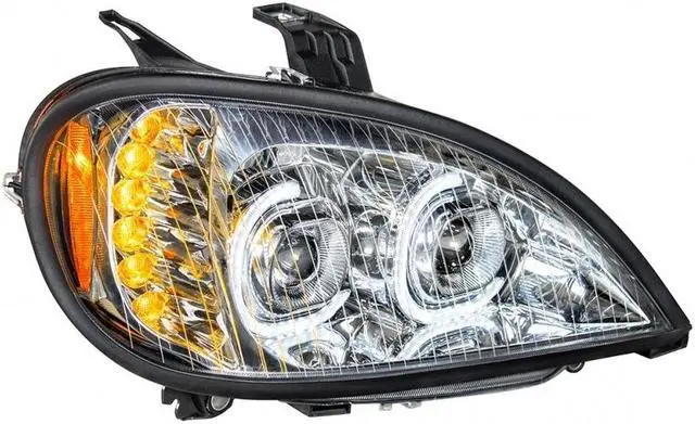 Main image of United Pacific Chrome High Power LED Projection Headlight For 1996-2018 Freightliner Columbia - Passenger 31091