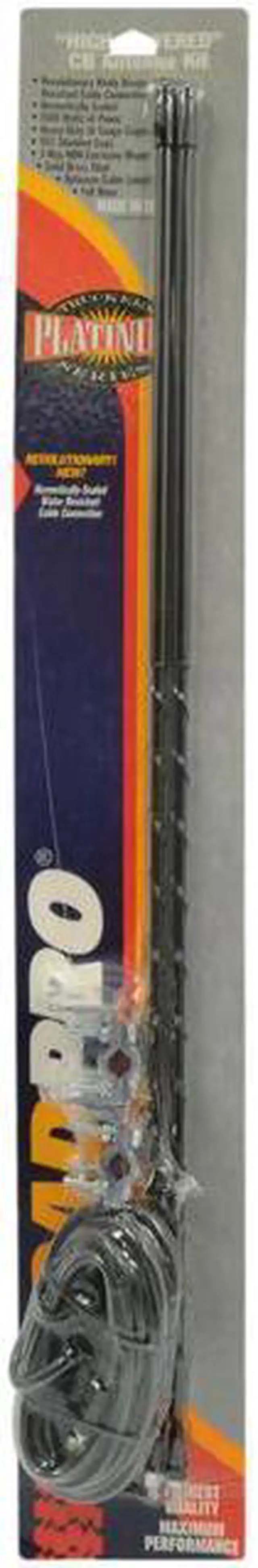 Alt view image 3 of 11 - ROADPRO R RPPS-23KB 3FT DUAL ANTENNA KIT  BLACK