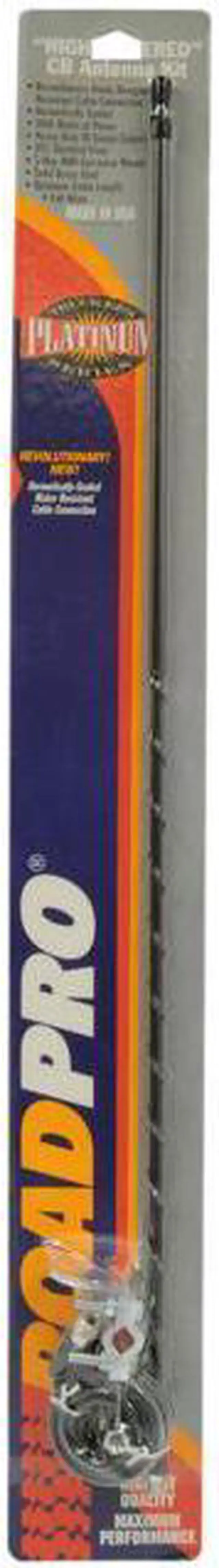 Alt view image 3 of 18 - ROADPRO R RPPS-13KB 3     PLATINUM SERIES SINGLE MIRROR MOUNT CB ANTENNA KIT  1000W BLACK