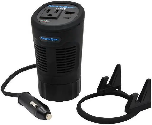 Alt view image 2 of 16 - MobileSpec MSI120C 120W Cup Power Inverter