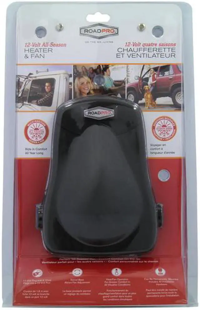 Alt view image 3 of 16 - RoadPro RPSL-581 12-Volt All Season Heater/Fan with Swivel Base