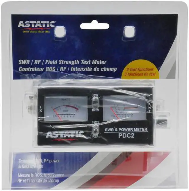 Alt view image 3 of 7 - Astatic (302-PDC2) SWR/RF/Field Strength Test Meter