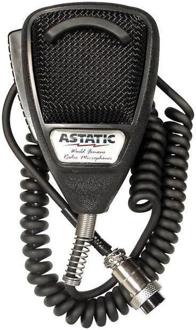 Alt view image 7 of 12 - Astatic CB Mic,Noise Cancelling,4 Pin  302-10001