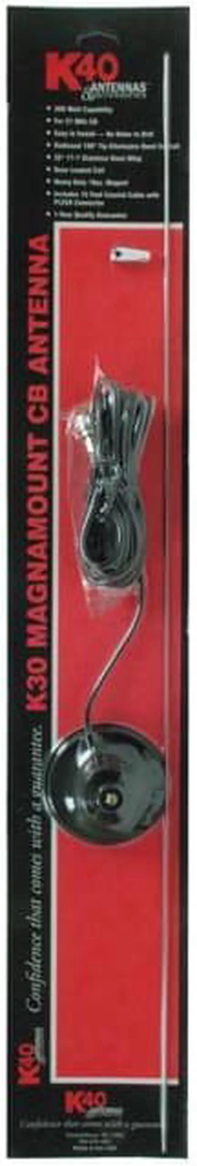 Alt view image 7 of 17 - 35 Magnet Mount Stainless Steel CB Antenna  300 Watts