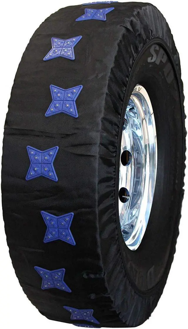 Main image of SCC S100 HD SuperSox Tire Traction with Reinforced Studded Urethane Pads, Set of 2