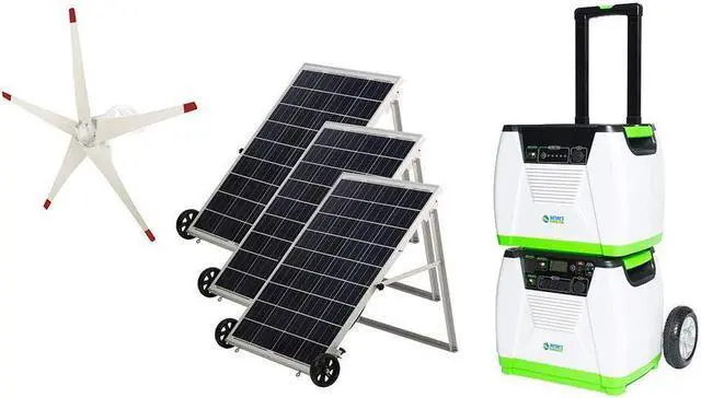 Main image of Nature's Generator PLATINUM System  Wind Turbine Edition Powered Portable Generator HKNGPTWE