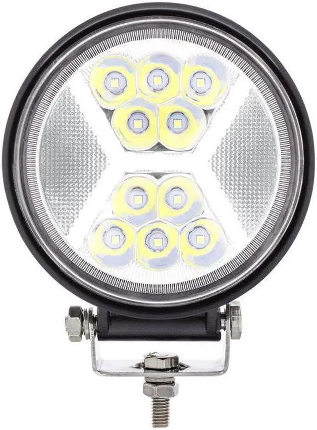 Main image of United Pacific 36457 4.5" 24 High Power LED Work Light With "X" White Light Guide