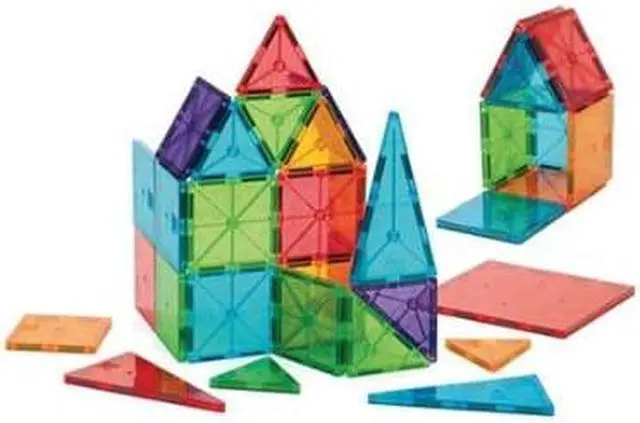 Main image of Magna-Tiles Clear Colors 32 piece set
