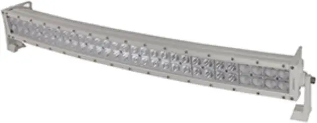 Alt view image 2 of 7 - Heise Dual Row Marine Led Curved Light Bar - 30"