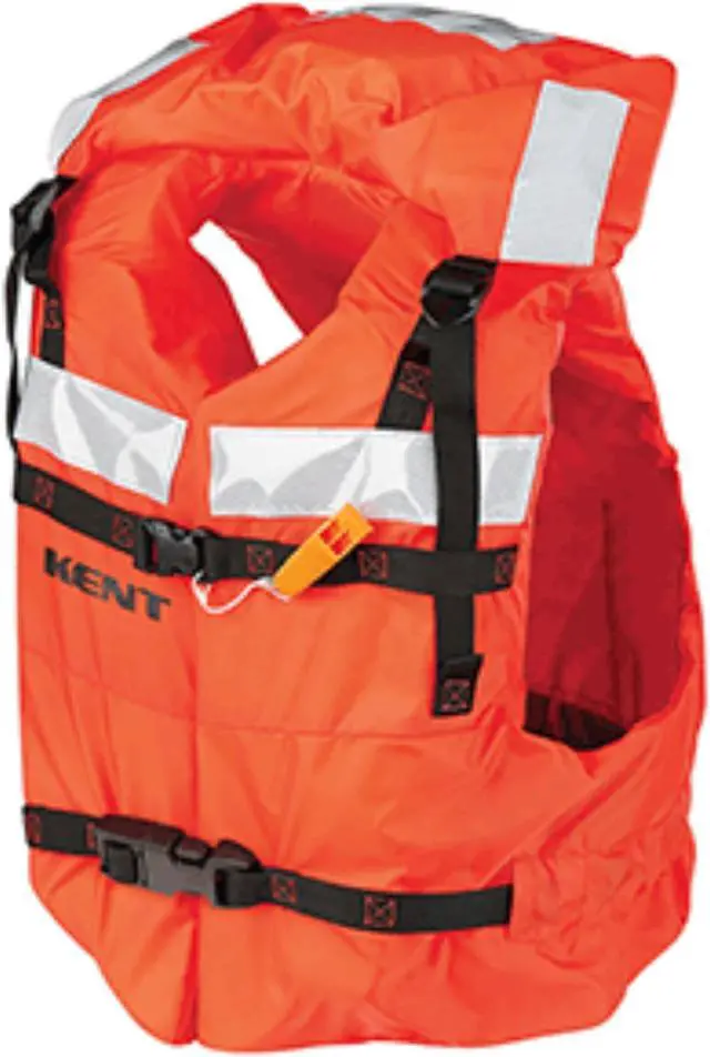 Alt view image 3 of 7 - KENT TYPE 1 ADULT UNIVERSAL VEST STYLE LIFE JACKET
