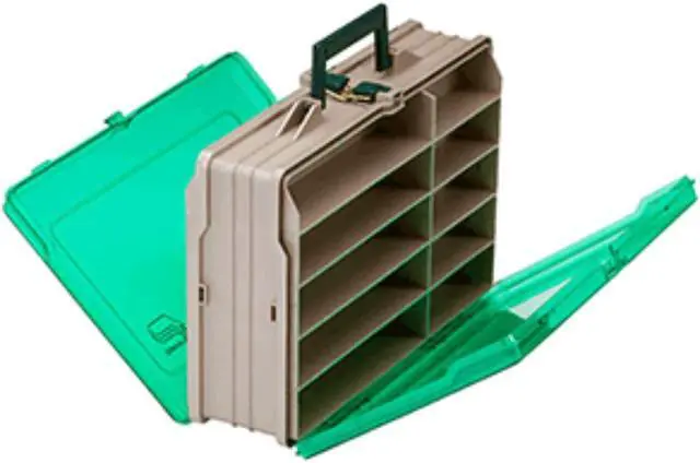 Alt view image 3 of 6 - Plano Double-Sided 19-Compartment Satchel - Sandstone &Amp; Green