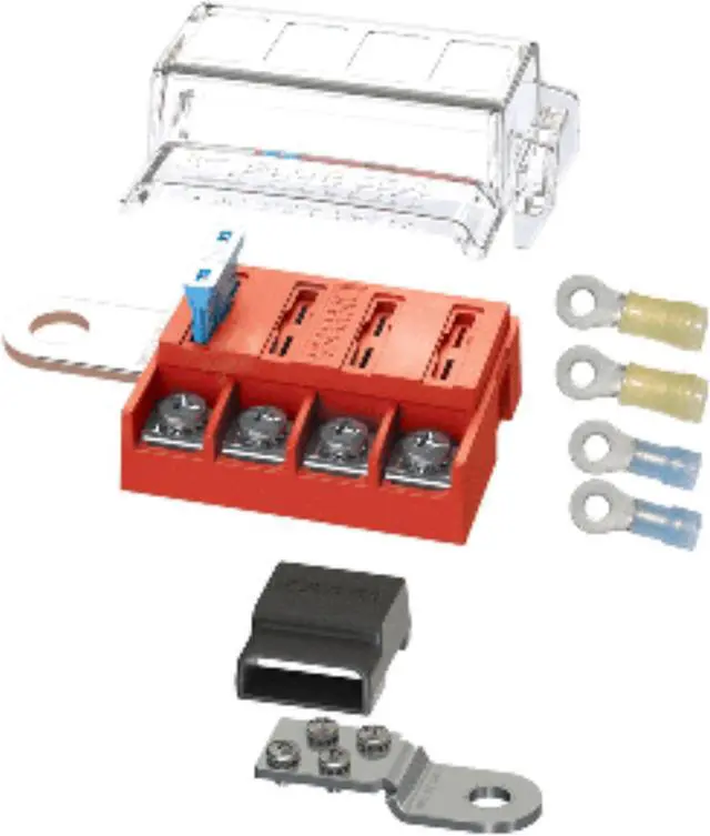 Alt view image 11 of 13 - Blue Sea 5024 St-Blade Battery Terminal Mount Fuse Block