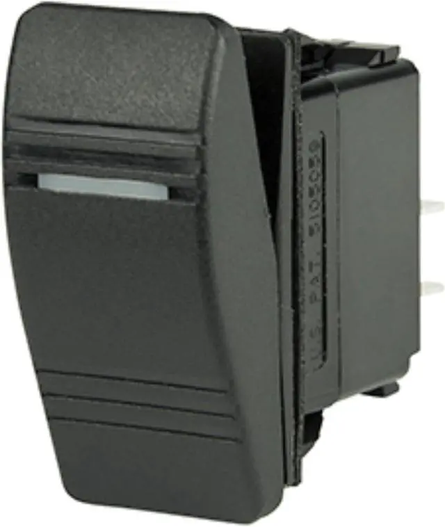 Alt view image 4 of 7 - BEP DPST Contura Switch - 1-Amber LED - OFF/ON