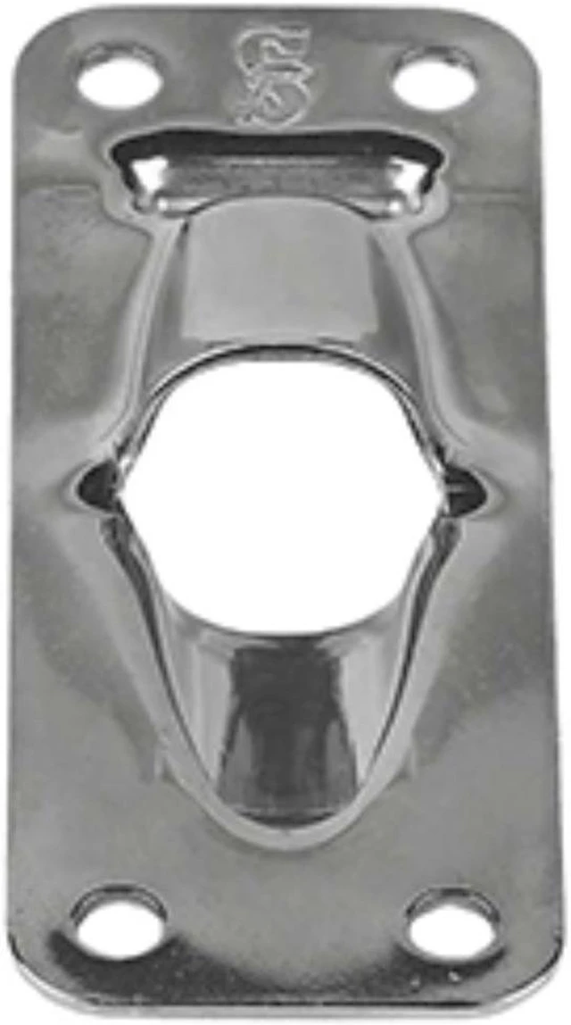 Main image of 4" Silver Halyard Rectangular Solid Exit Plate