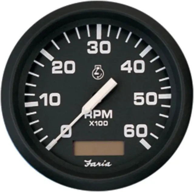 Alt view image 2 of 5 - Faria Beede Instruments 32832 Tachometer w/ Hourmeter 6000 Rpm