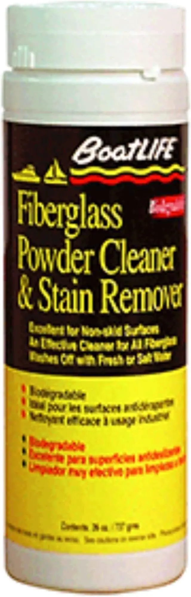 Alt view image 3 of 5 - BOATLIFE FIBERGLASS POWDER CLEANER 26 OZ.