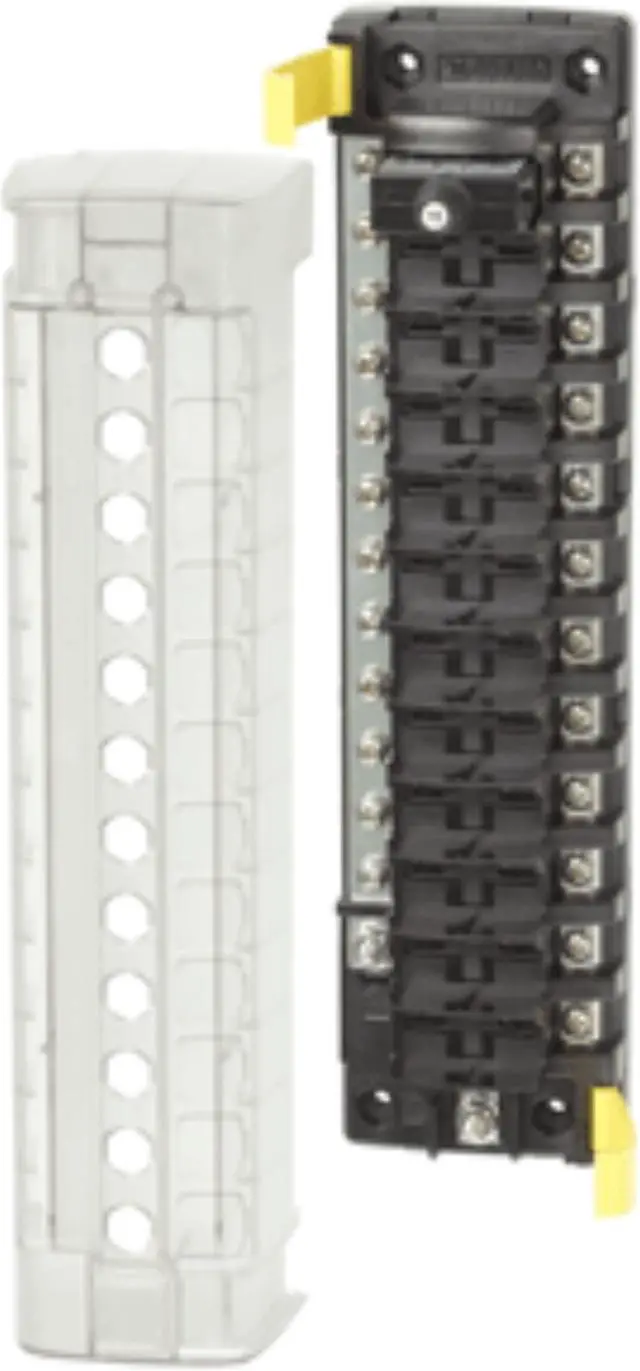 Alt view image 6 of 7 - Blue Sea 5054 ST CLB Circuit Breaker Block - 12 Position w/Negative Bus
