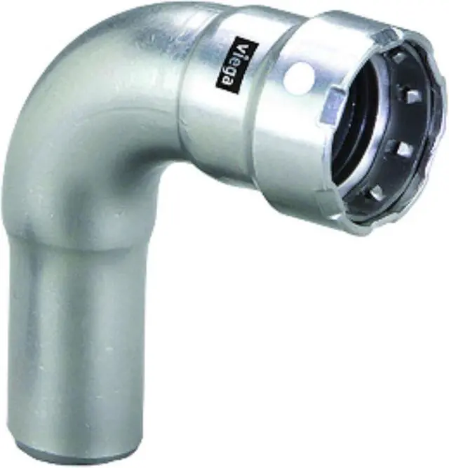 Alt view image 7 of 8 - Viega Megapress Stainless 304 90 Degree Street Elbow, 1/2" x 1/2" Tube Size