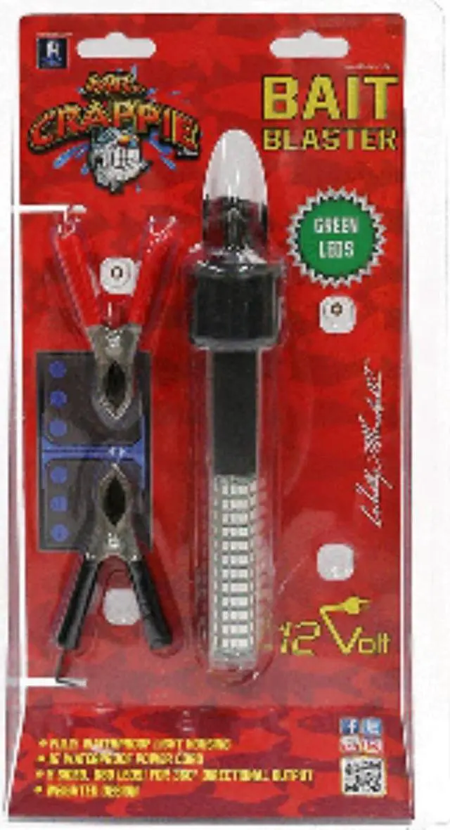 Alt view image 2 of 4 - T-H MARINE MR.CRAPPIE BAIT BLASTER UNDERWATER GREEN LIGHT