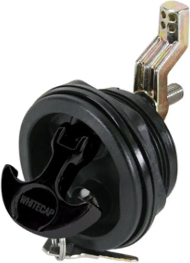 Alt view image 4 of 9 - WHITECAP T-HANDLE LATCH BLACK/BLACK NYLON LOCKING