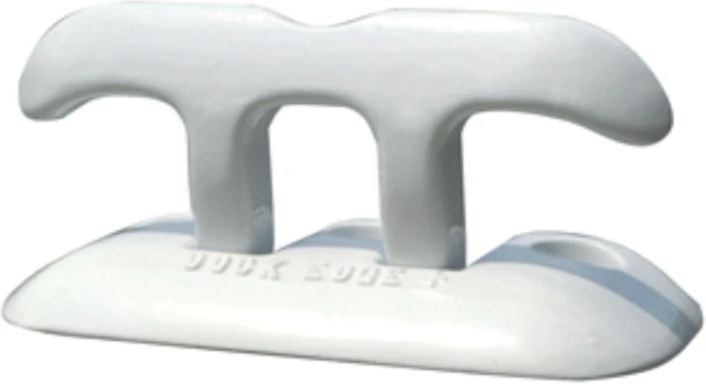 Alt view image 4 of 6 - DOCK EDGE FLIP UP DOCK CLEAT 8" WHITE