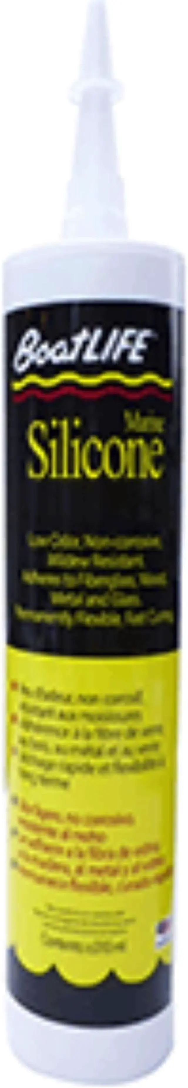 Alt view image 4 of 8 - BoatLIFE Silicone Rubber Sealant Cartridge - Black