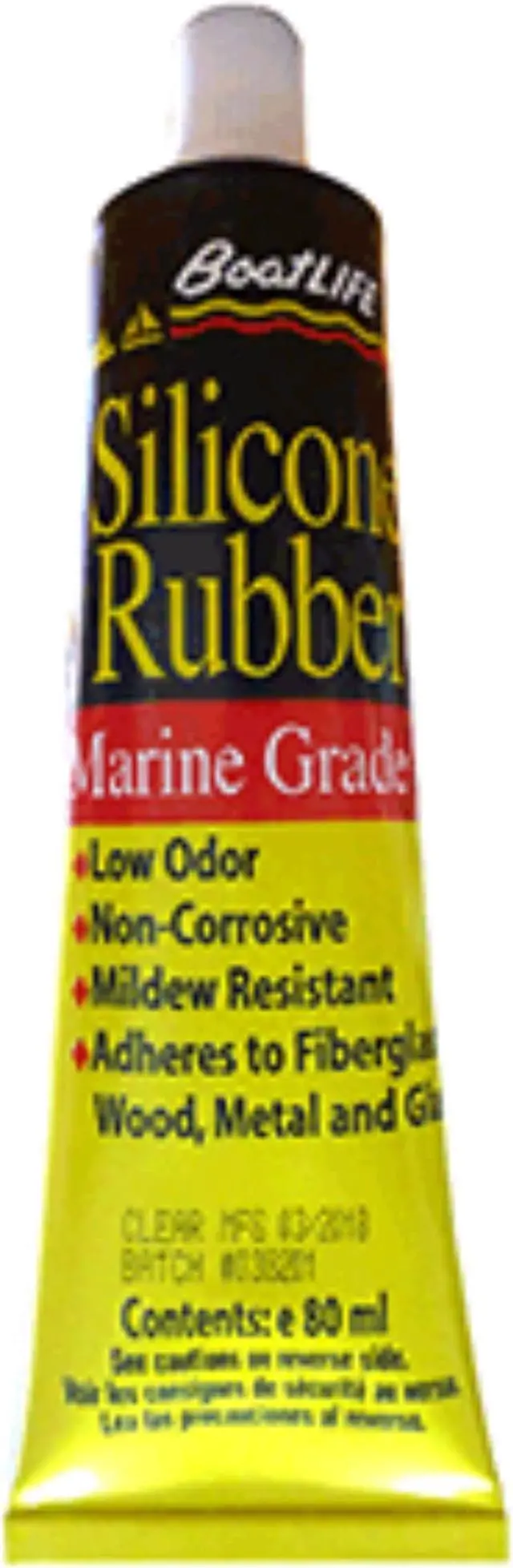 Alt view image 2 of 10 - BOATLIFE 1140 SILICONE RUBBER TUBES 2.8 FL. OZ. CLEAR