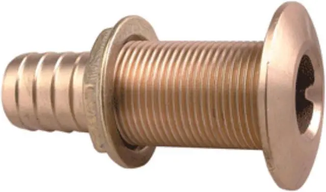 Alt view image 2 of 3 - PERKO 5/8" THRU-HULL FITTING F/ HOSE BRONZE
