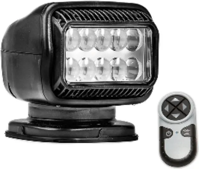 Alt view image 5 of 8 - Golight Radioray Gt Series Permanent Mount - Black Led - Wireless Handheld Remote