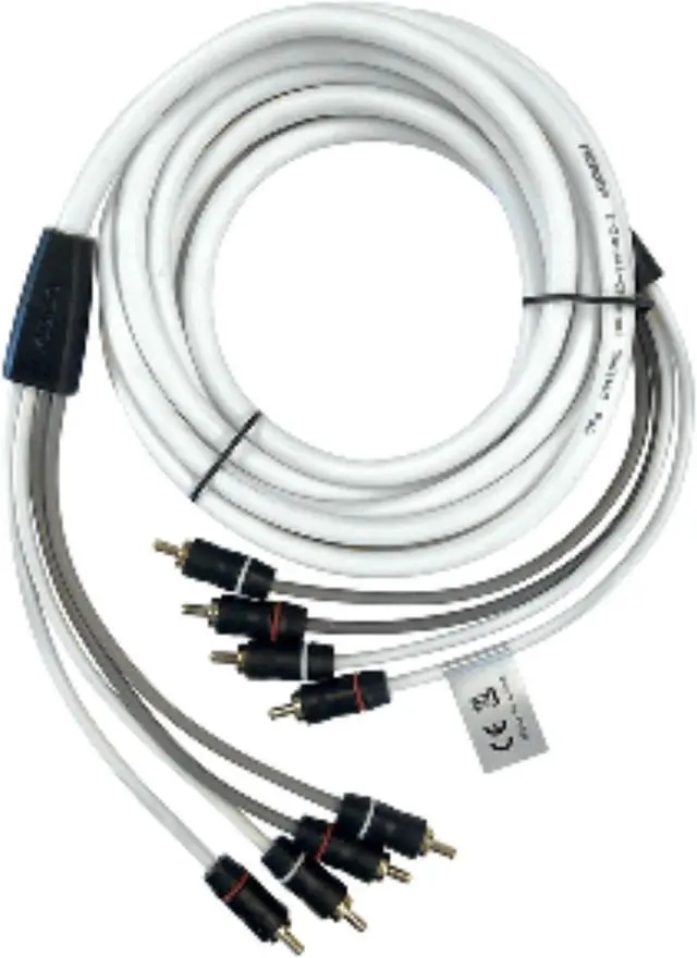 Alt view image 4 of 8 - FUSION EL-FRCA12 12' Standard 4-Way RCA Cable