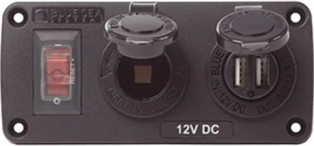 Alt view image 3 of 6 - Exterior Panel, 12VDC Socket & USB